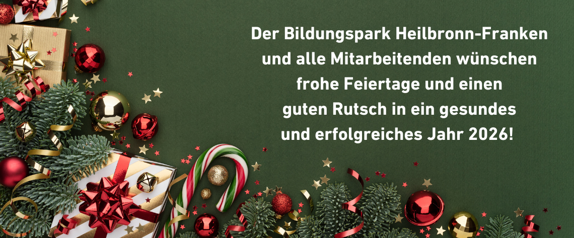 Frohe Weihnachten und alles Gute für 2026!
